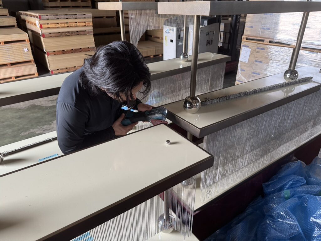 什器保管・検品・加工・再梱包・搬入