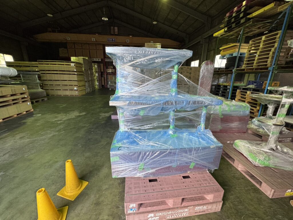 什器保管・検品・加工・再梱包・搬入